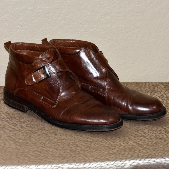 Johnston & Murphy Men\'s Size 8.5 Brown Leather Shoes Boots main image 5